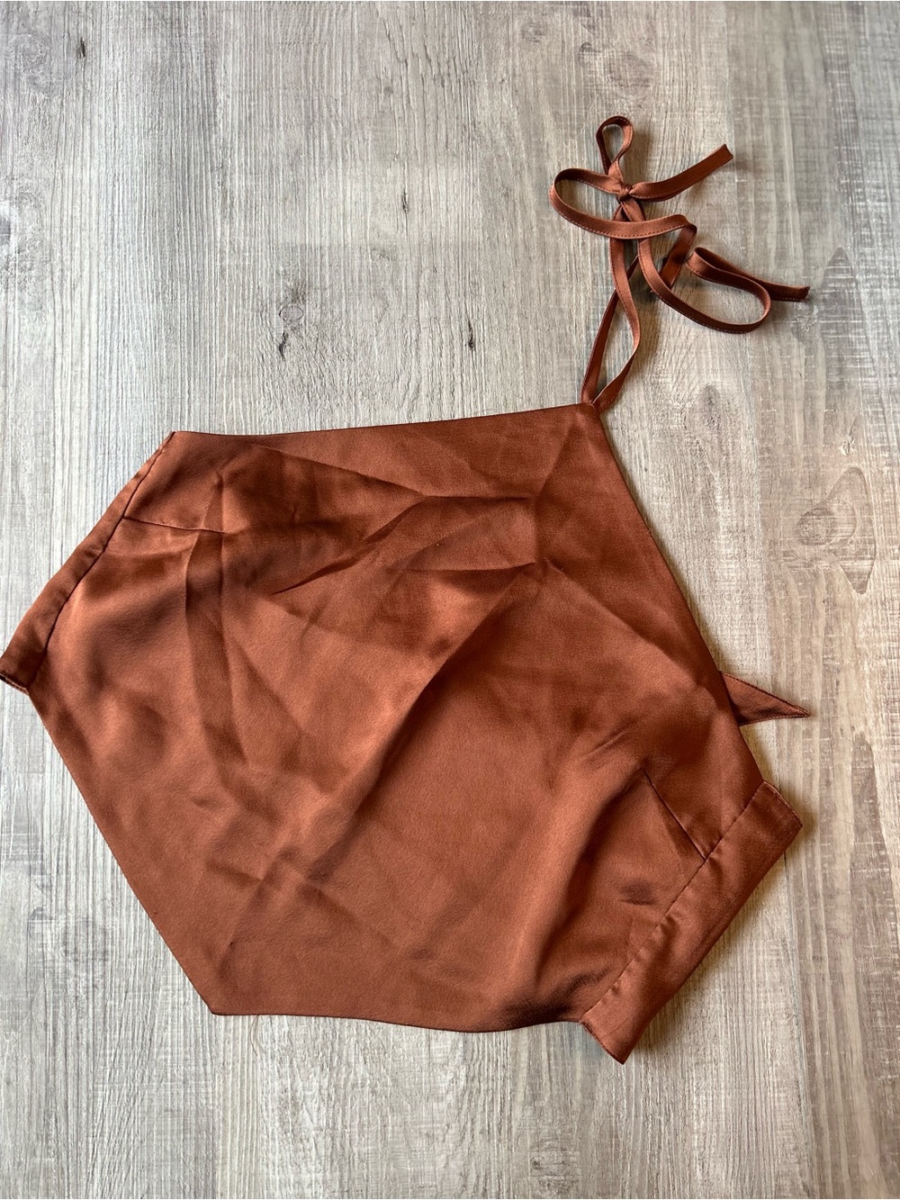Abercrombie & Fitch Bandana Top with Tie Straps • XS